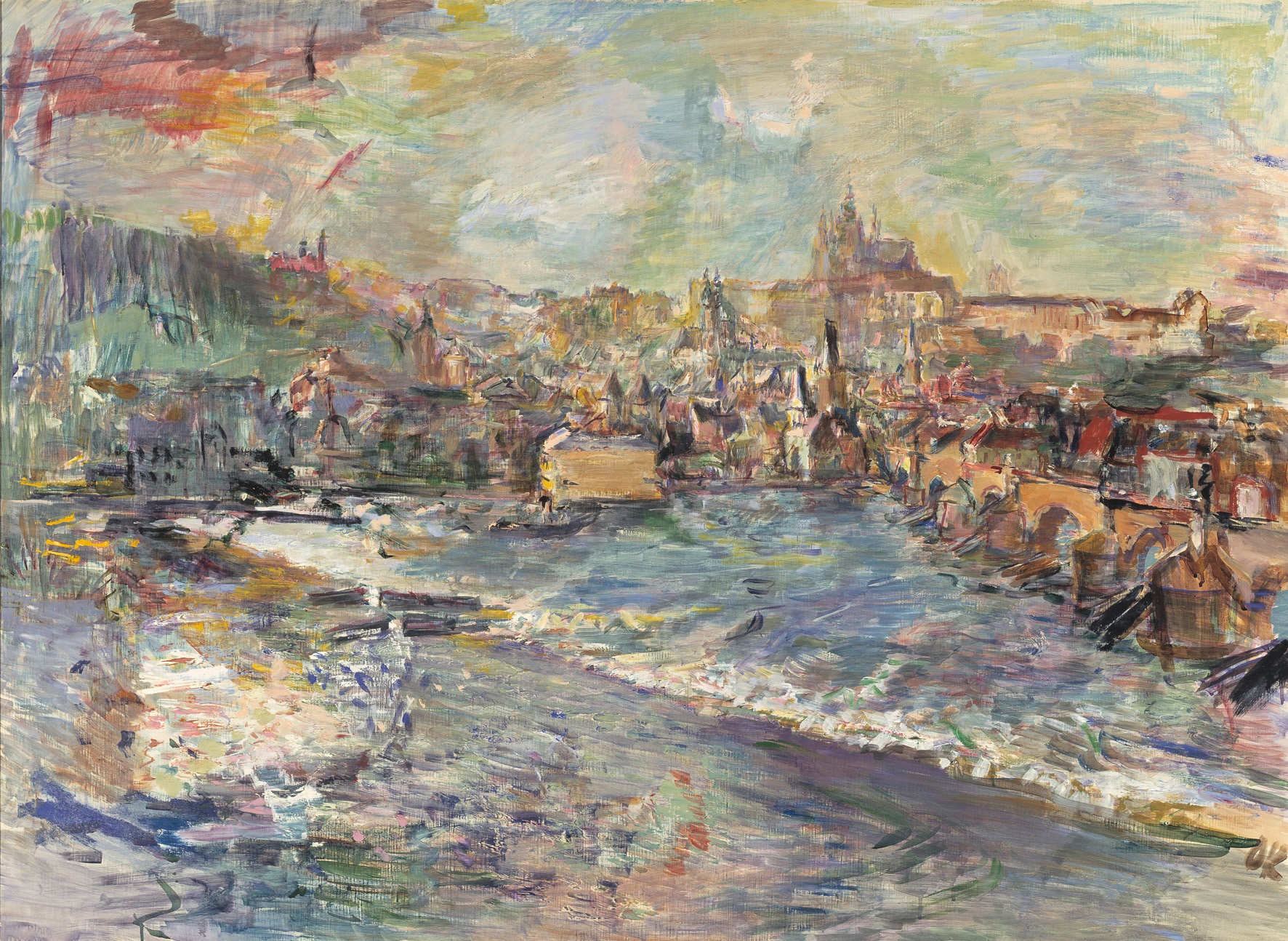 Oskar Kokoschka, Praha Hrad 