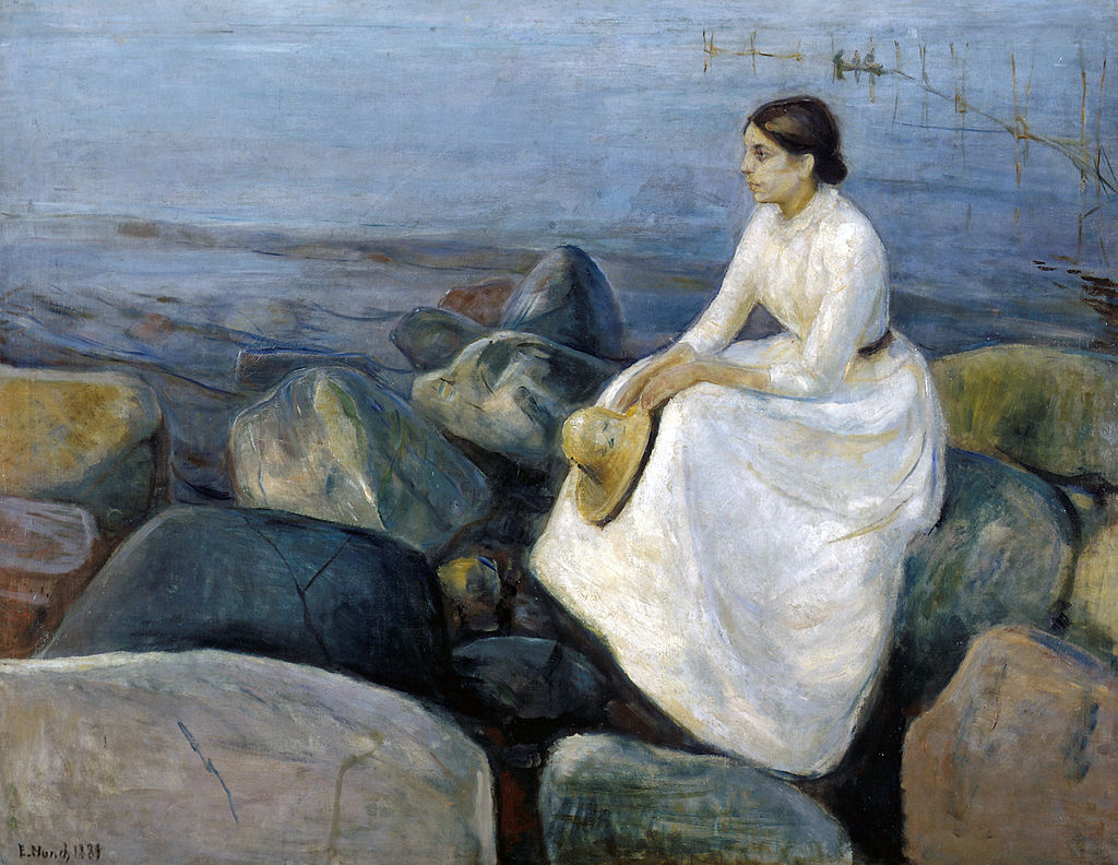Edvard Munch, Inger na pláži