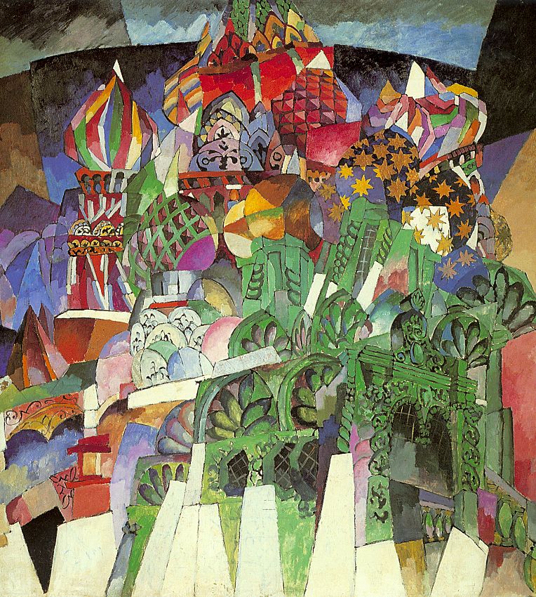 A. Lentulov, Chrám Vasileje Blaženého