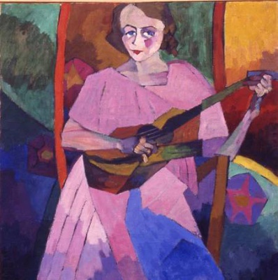 A. Lentulov, Kytaristka
