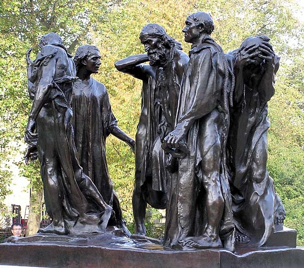 Auguste Rodin, Občané Calais, Londýn
