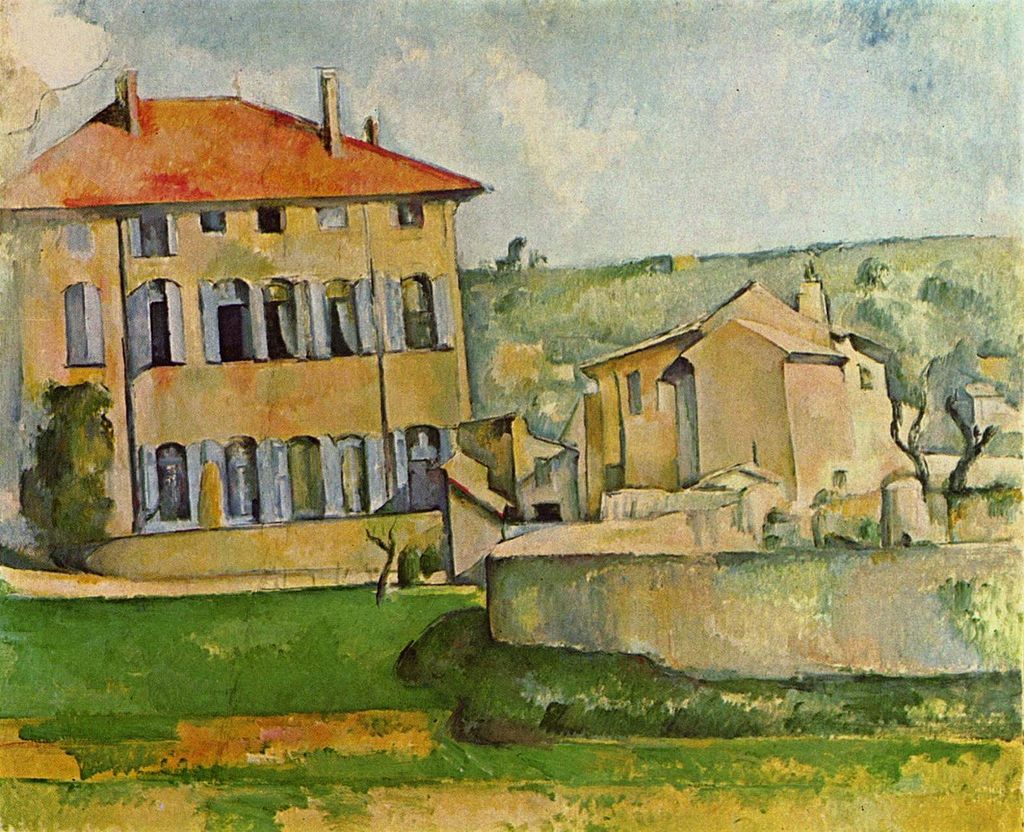 Paul Cézanne, Dům v Aix-en-Provence, 1885–1887, Národní galerie v Praze