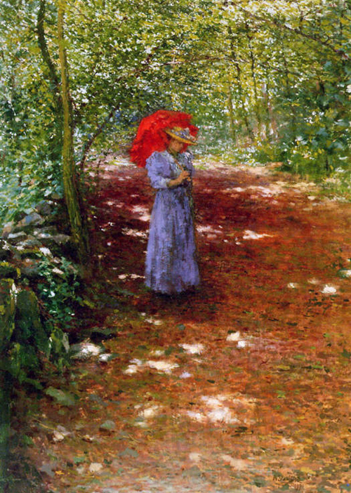 Antonín Slavíček, Ve Veltruském parku (1896)