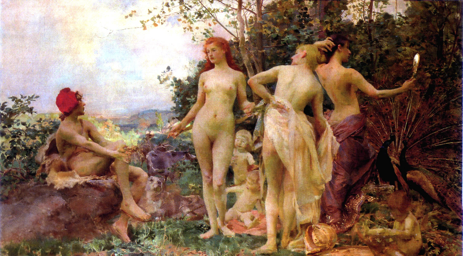 Vojtěch Hynais, Paridův soud, 1892