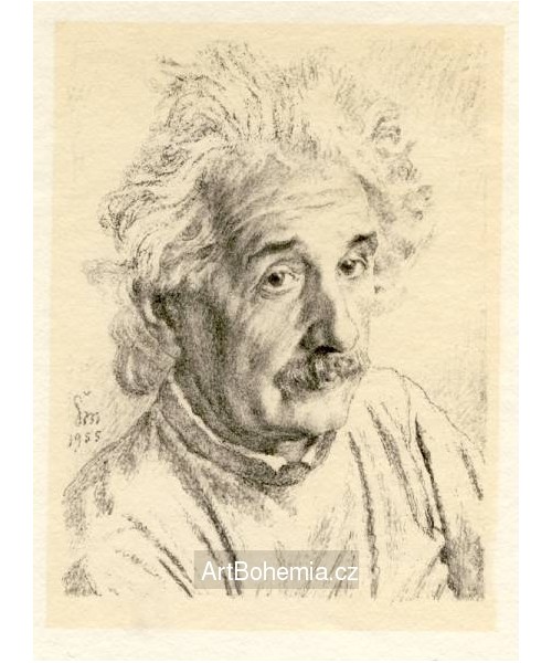 Albert Einstein (1955),  Švabinský Max